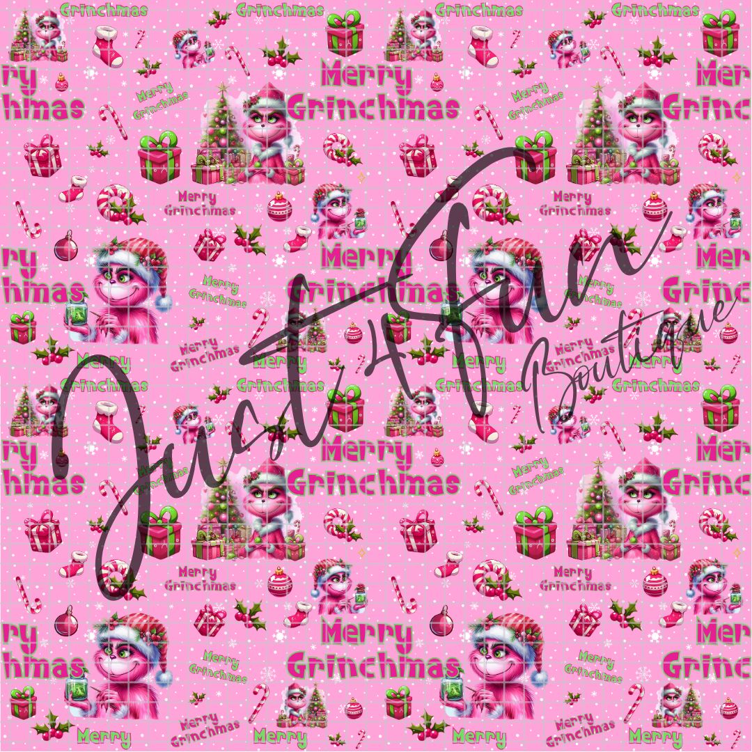 MERRY GRINCHMAS PINK PNG files www.annickco.ca