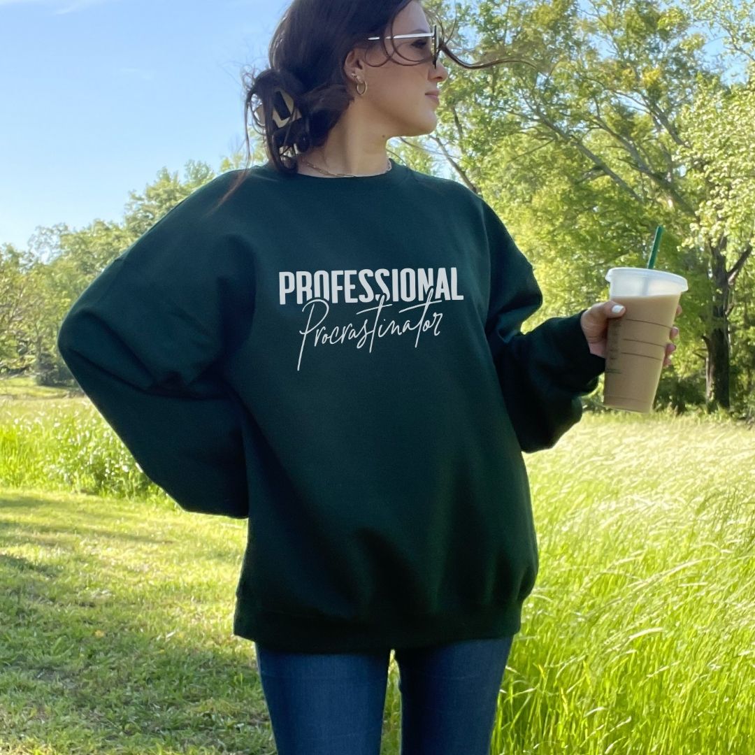 Professional Procrastinator Hoodie/sweatshirt www.annickco.ca