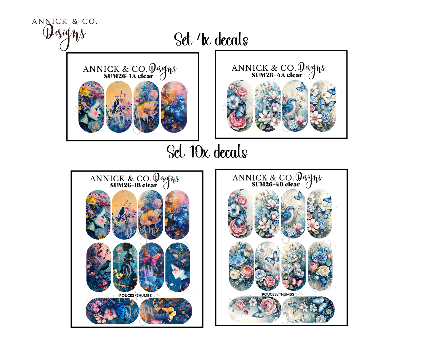 Décalcomanies florales pour ongles, nail art d'été, fleurs, manucure DIY facile