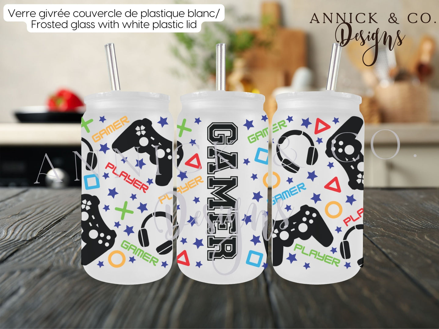 Gamer glass www.annickco.ca
