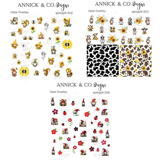 Srping nails decals www.annickco.ca