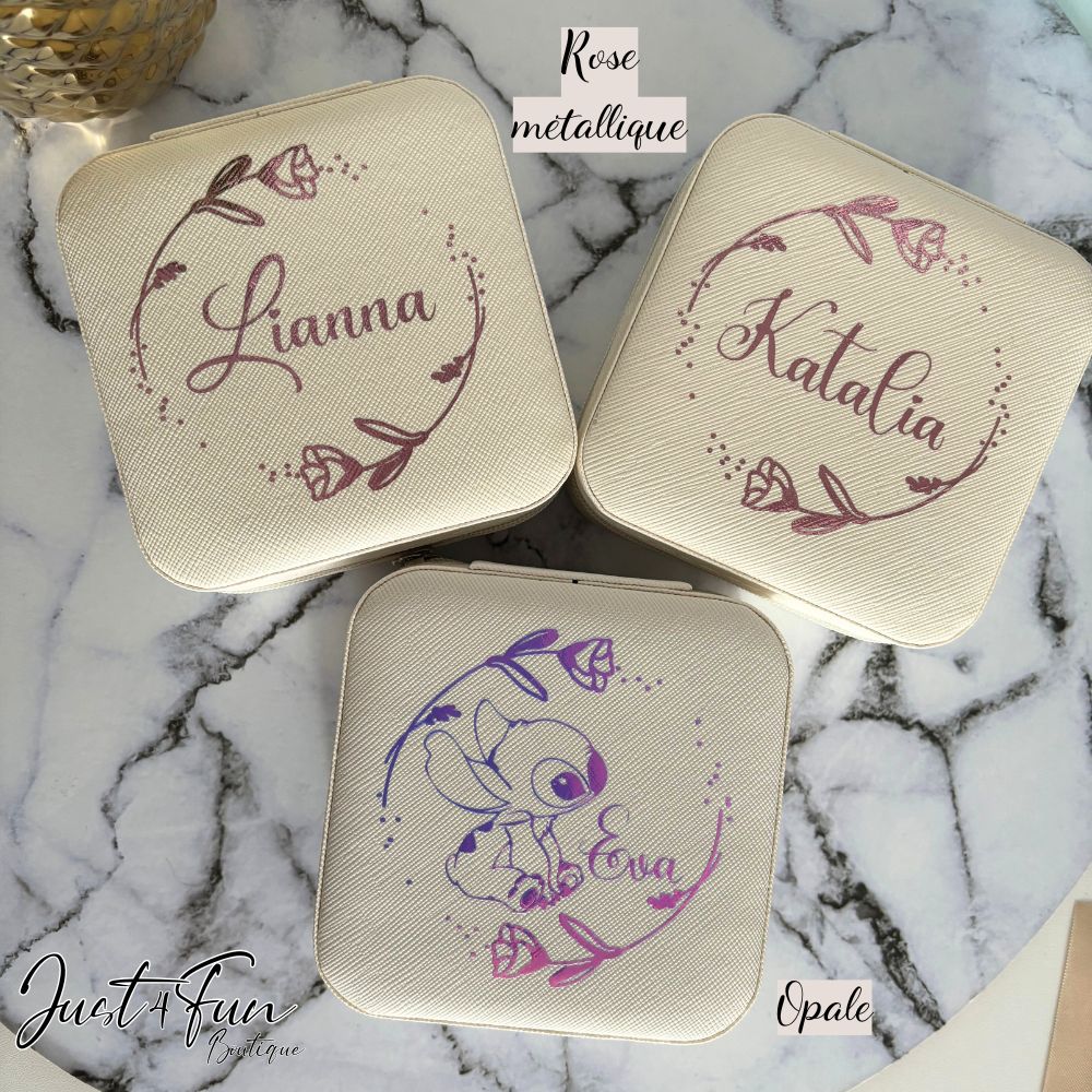Personalized travel jewelry box www.annickco.ca