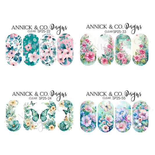 Spring nails decals www.annickco.ca