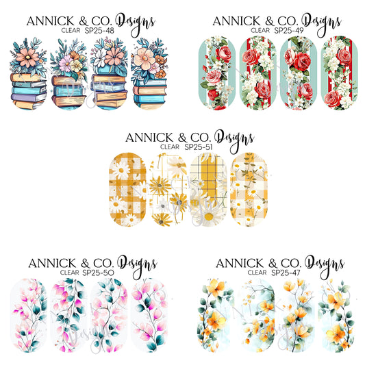 Spring nails decals www.annickco.ca