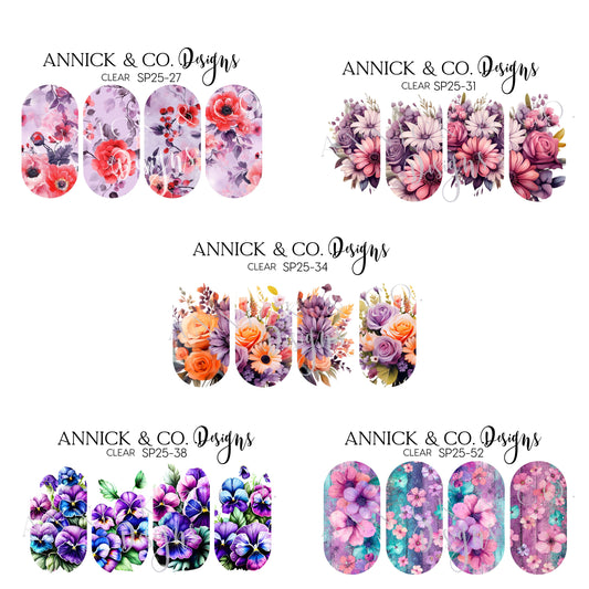 Spring nails decals www.annickco.ca