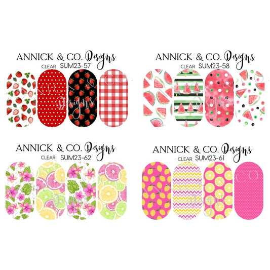 Fruitls nails decals www.annickco.ca