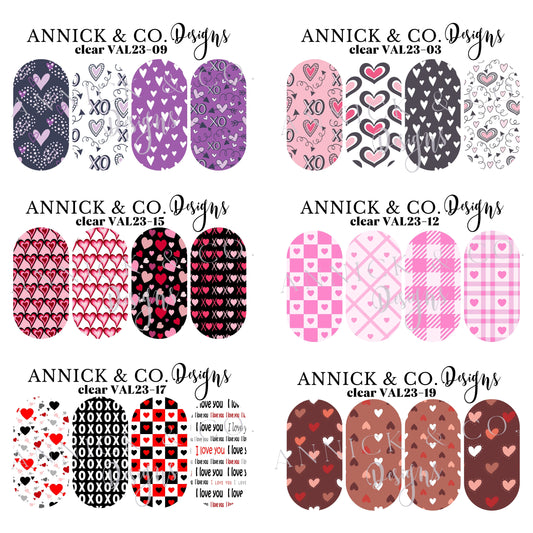 VALENTINE'S DAY Decals for nails