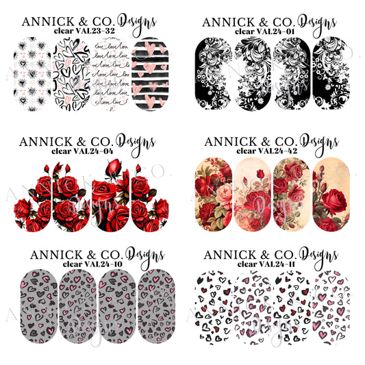 VALENTINE'S DAY Decals for nails
