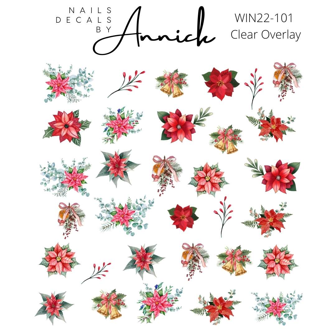 Christmas waterdecals for nails www.annickco.ca