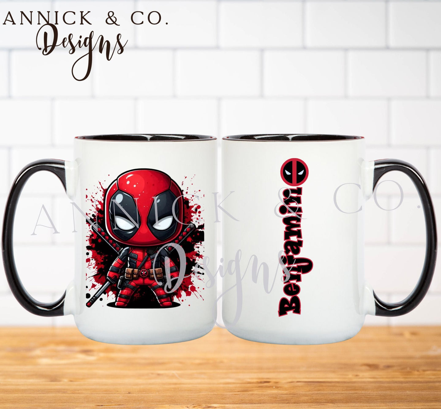 Deadpool mugs www.annickco.ca