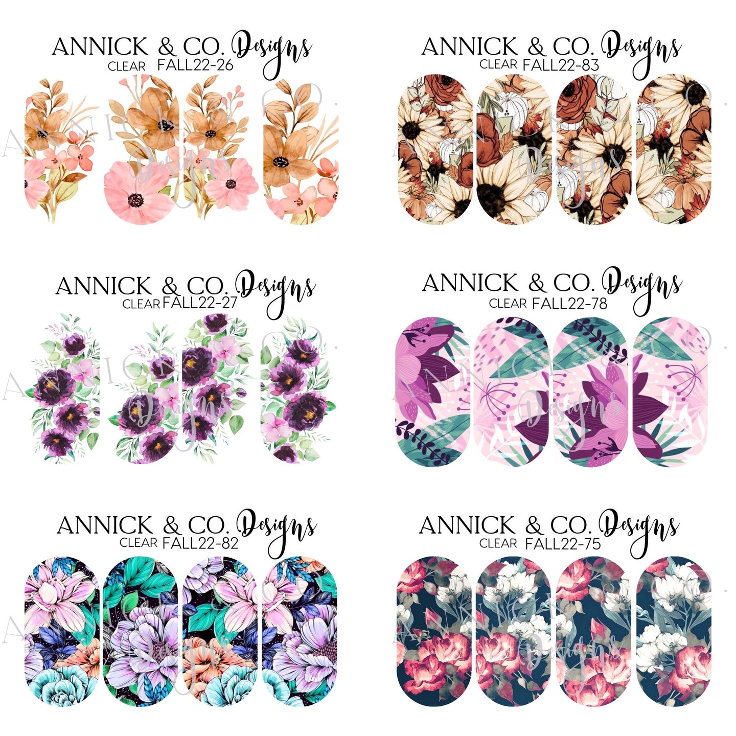 Decals for nails www.annickco.ca