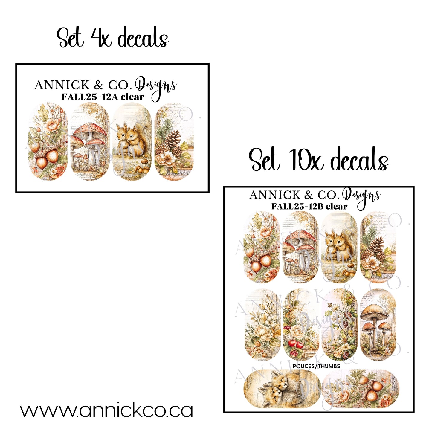 Falls Waterslide Nail Decals