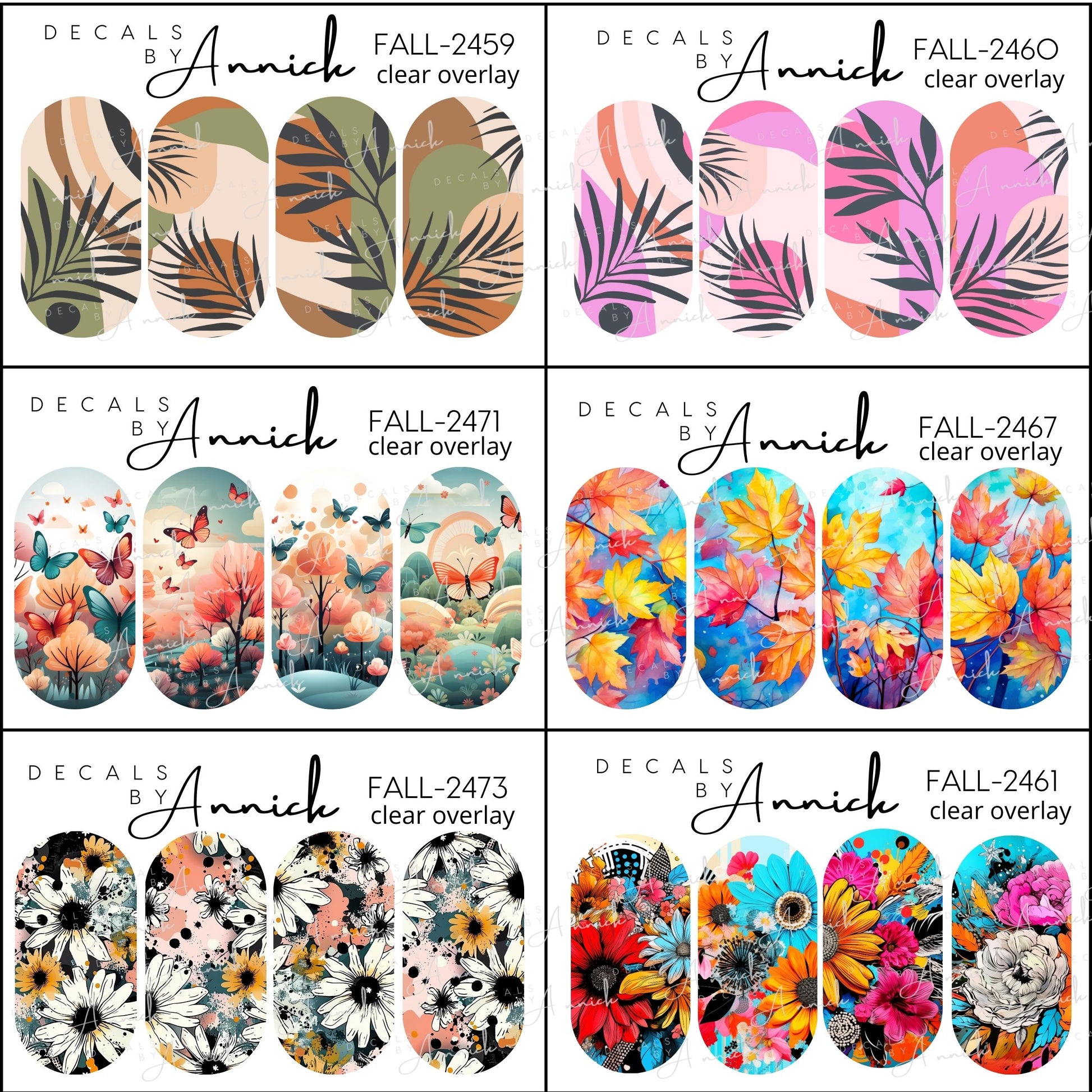 Nails decals www.annickco.ca