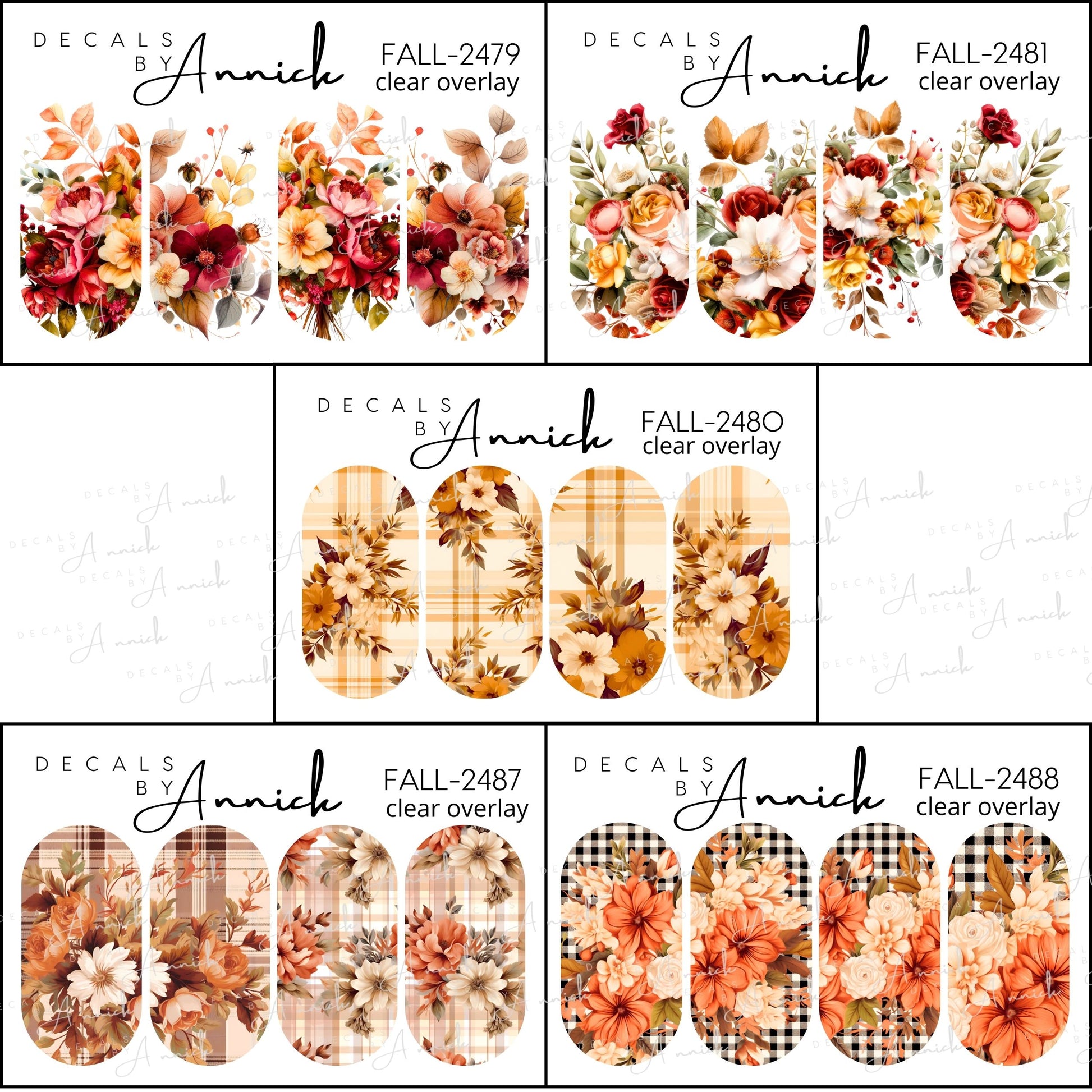 Nails decals www.annickco.ca
