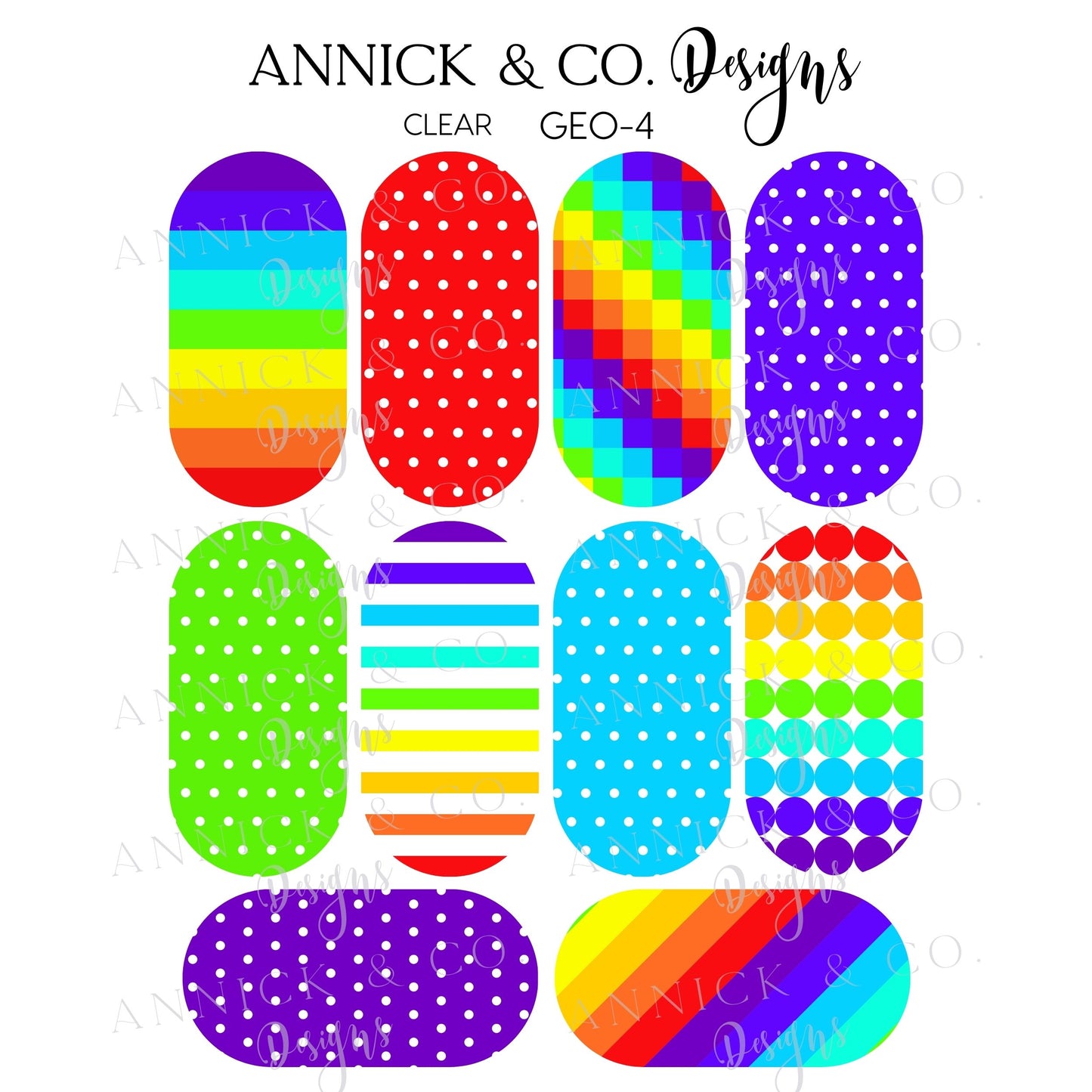 Nails decals www.annickco.ca