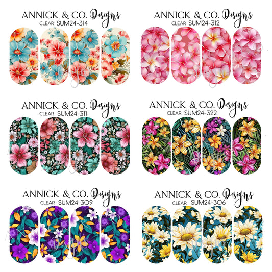 Summer nails decals www.annickco.ca