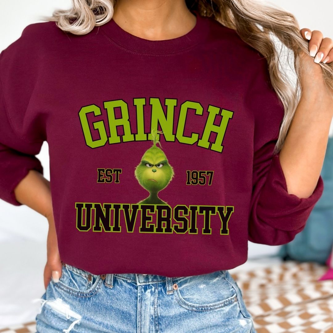 The grinch University hoodie/sweatshirt www.annickco.ca