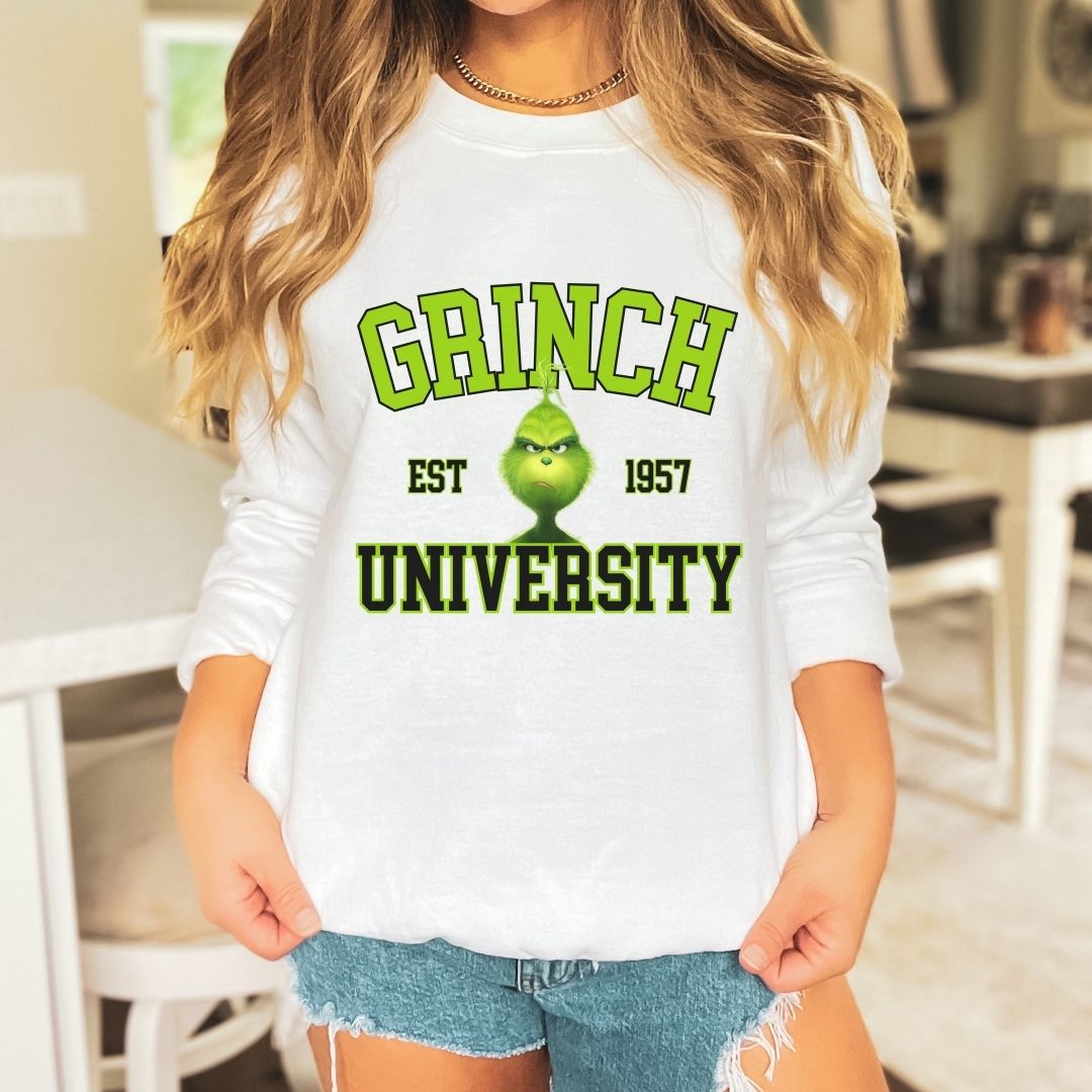 The grinch University hoodie/sweatshirt www.annickco.ca