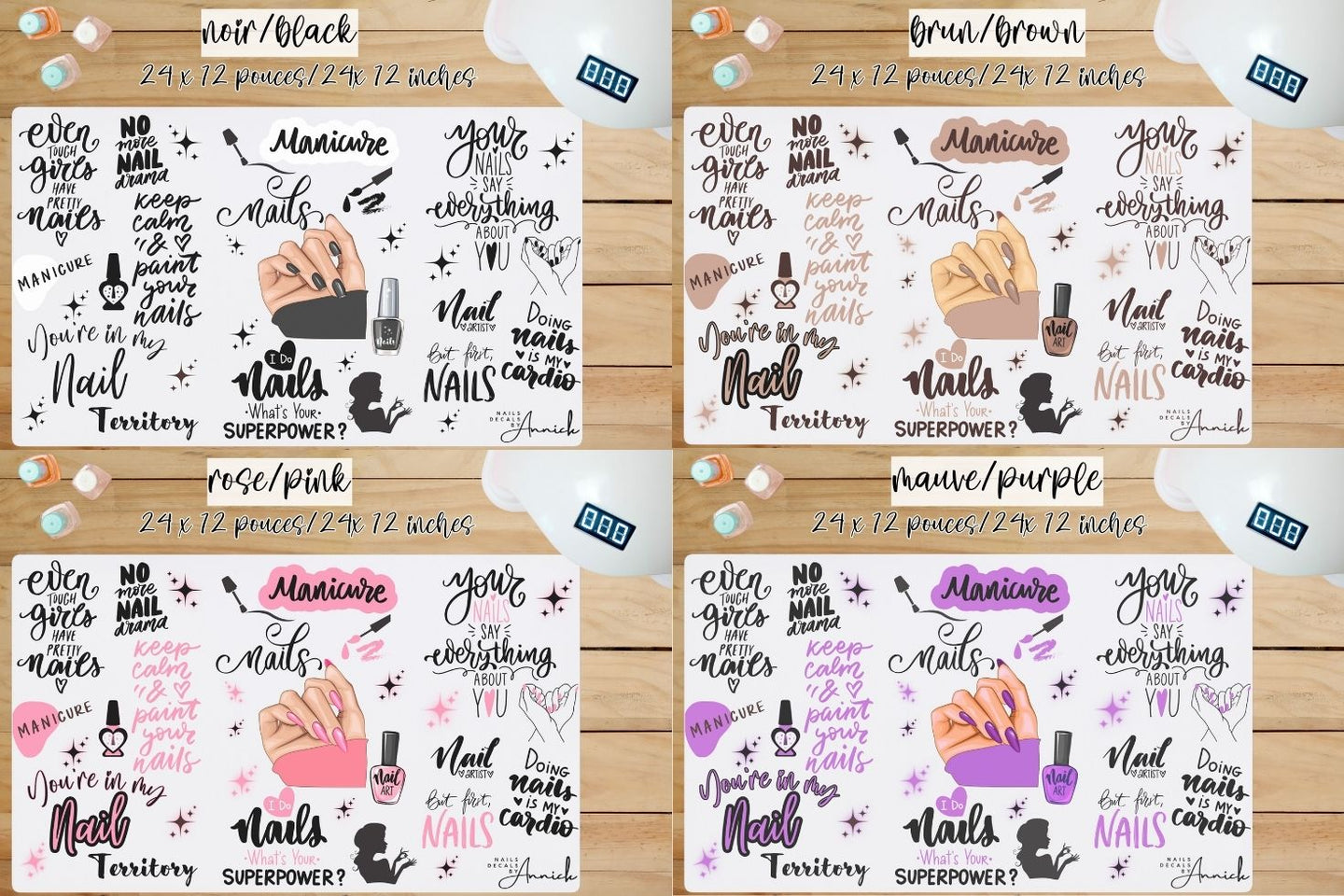 nail mats www.annickco.ca