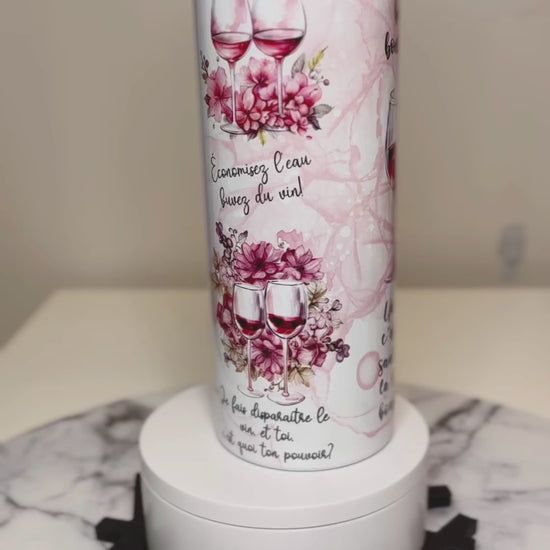 Wine funny quotes 2in1 tumbler www.j4funboutique.com