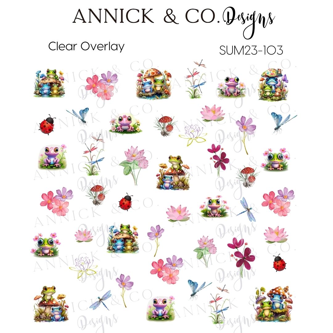 Summer nails decals www.annickco.ca