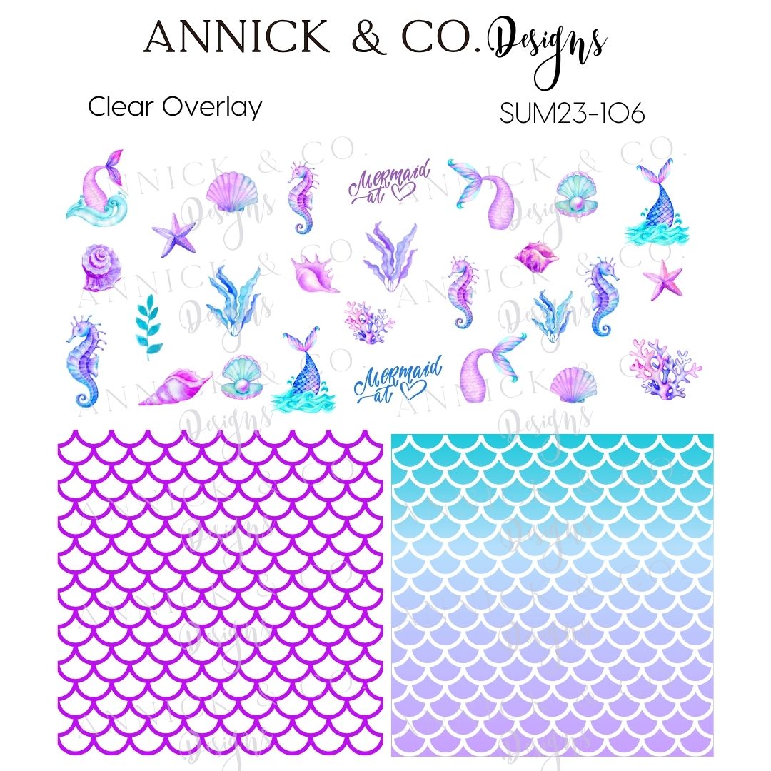 Summer nails decals www.annickco.ca