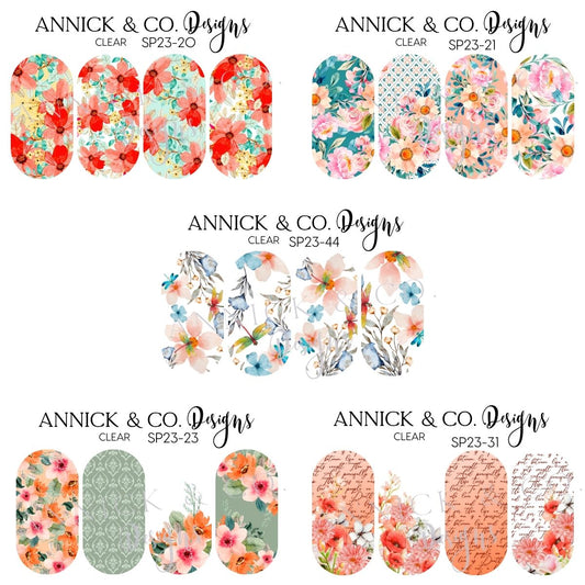 Spring nails decals www.annickco.ca