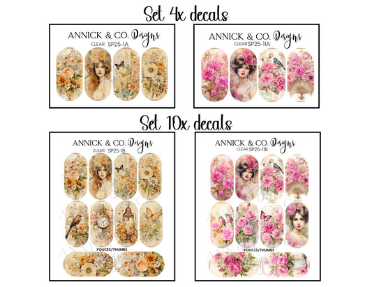 Spring nails decals www.annickco.ca