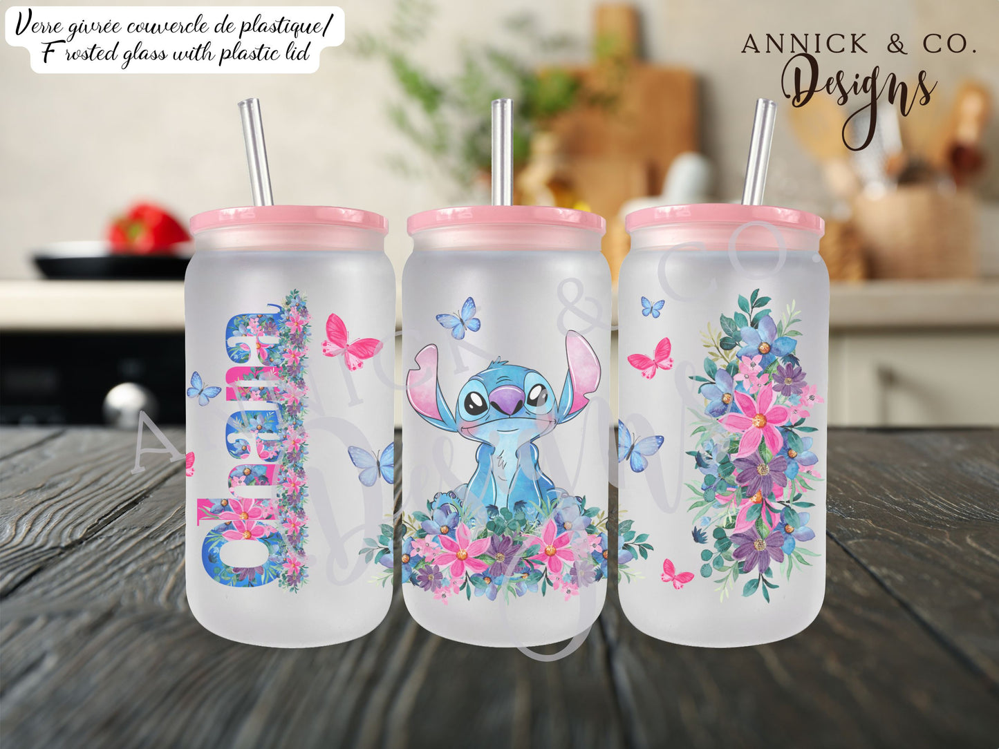 STITCH Iced Coffee Glass/Tumbler