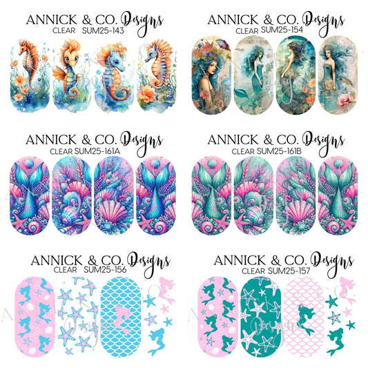 mERMAID Decals for nails www.annickco.ca