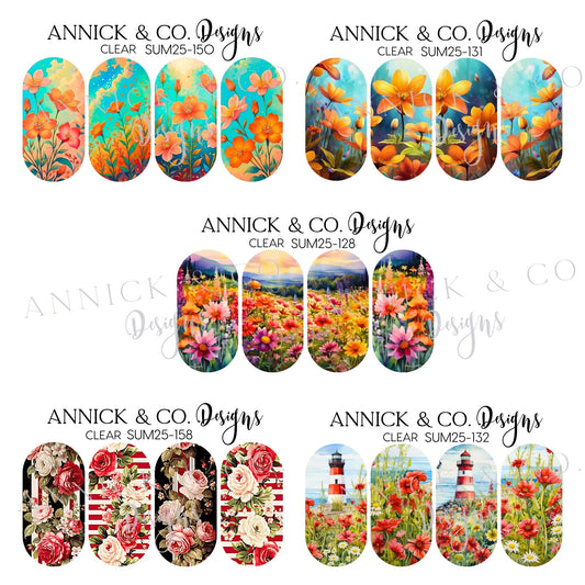 Summer nails decals www.annickco.ca