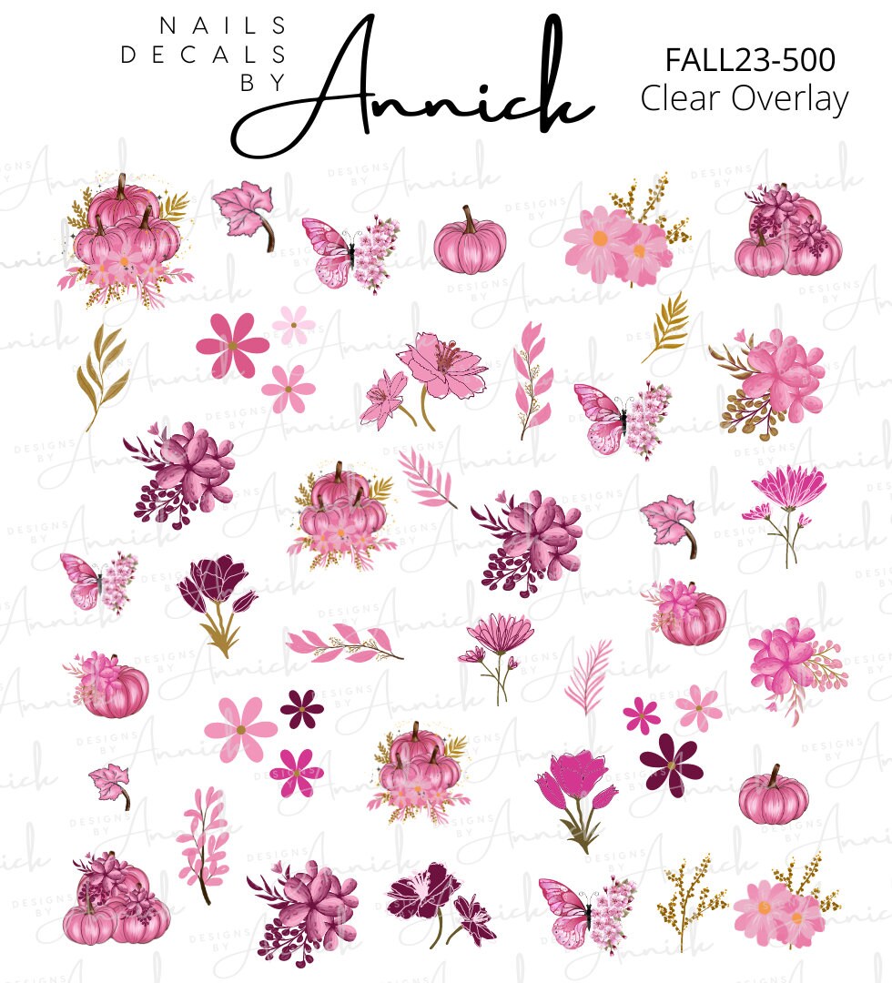 Waterslide decals for nails www.annickco.ca
